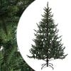 vidaXL Kunstmatige Inklapbare Kerstboom 210 cm PVC en Metaal Groen