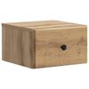 vidaXL Wandbeugel Bedkast met lade Artisanaal eiken 34,5 x 33 x 20 cm