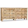 vidaXL Dressoir 200x40x90 cm massief mangohout