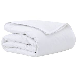 vidaXL 2-in-1 Dekbed Wit 155 x 220 cm Veren
