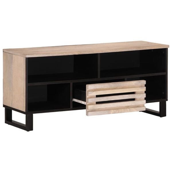 vidaXL Tv-meubel 100x34x46 cm massief mangohout