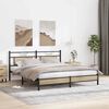 vidaXL Bedframe zonder matras 183x213cm spaanplaat sonoma eikenkleurig