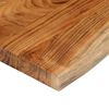 vidaXL Tafelblad rechthoekig natuurlijke rand 120x40x3,8 cm acaciahout