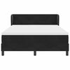 vidaXL Boxspringbed met matras Zwart 160 x 200 cm Fluweel