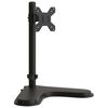 vidaXL Monitorbeugel VESA 75/100 mm zwart staal