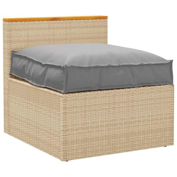 vidaXL Kussen Grijs 70 x 70 x 12 cm Oxford Stof