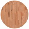 vidaXL Tafelblad rond &Oslash;60x4 cm massief beukenhout
