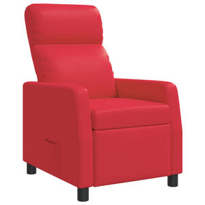 vidaXL Relaxfauteuil Rood Kunstleer