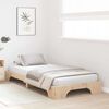 vidaXL Bedframe Naturel 75 x 190 cm Massief grenenhout
