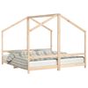 vidaXL Kinderbedframe 2x(90x190) cm massief grenenhout