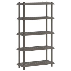 vidaXL Plankenunit 5-laags 100 x 40 x 177 cm PP Lichtgrijs