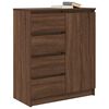vidaXL Dressoir met lades 71x35x84 cm spaanplaat bruin eikenkleurig