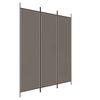 vidaXL Kamerscherm met 3 panelen 150x200 cm stof antracietkleurig