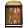 vidaXL Bank Kast Multikleur 100 x 35 x 50 cm Massief gerecycled hout