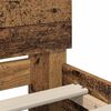 vidaXL Bedframe met hoofdeinde Oud Hout 200 x 200 cm Bewerkt hout