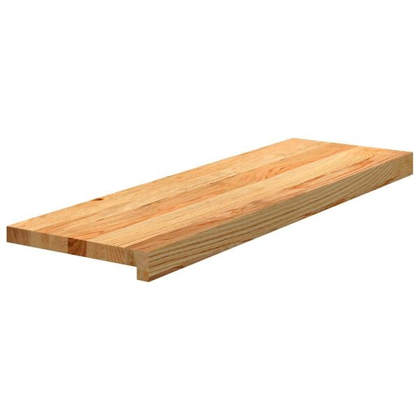 vidaXL Traptreden 12 st 80x25x2 cm massief eikenhout lichtbruin