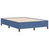 vidaXL Bedframe Blauw 140 x 200 cm Katoenen stof