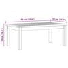 vidaXL Tuintafel 90x50x36 cm massief acaciahout