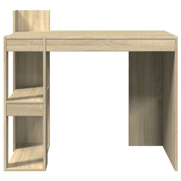 vidaXL Bureau 103,5x56,5x94 cm bewerkt hout sonoma eikenkleurig