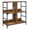 vidaXL Boekenkast Oud hout 78,5 x 33 x 82 cm Bewerkt hout