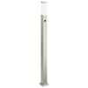 vidaXL Bolderverlichting met sensor 110 cm roestvrij staal IP44