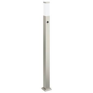 vidaXL Bolderverlichting met sensor 110 cm roestvrij staal IP44