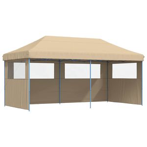 vidaXL Partytent Beige 292 x 580 x 315 cm Oxford Stof