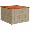 vidaXL Tuinbankenset met kussen 8 pcs Beige poly rattan
