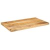 vidaXL Tafelblad rechthoekig 50x30x3,8 cm massief ruw mangohout