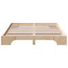 vidaXL Bedframe Naturel 140 x 200 cm Massief grenenhout