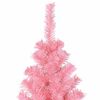 vidaXL Kerstboom met 300 LED met standaard Roze 180 cm PVC