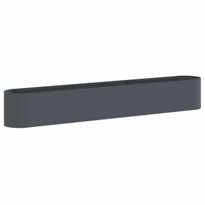 vidaXL Verhoogd Tuinbed Antracietkleurig 280 x 40 x 40 cm