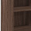 vidaXL Dressoir 50x41x93 cm bewerkt hout bruin eikenkleurig