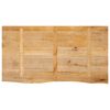 vidaXL Tafelblad met natuurlijke rand 120x60x2,5 cm massief mangohout
