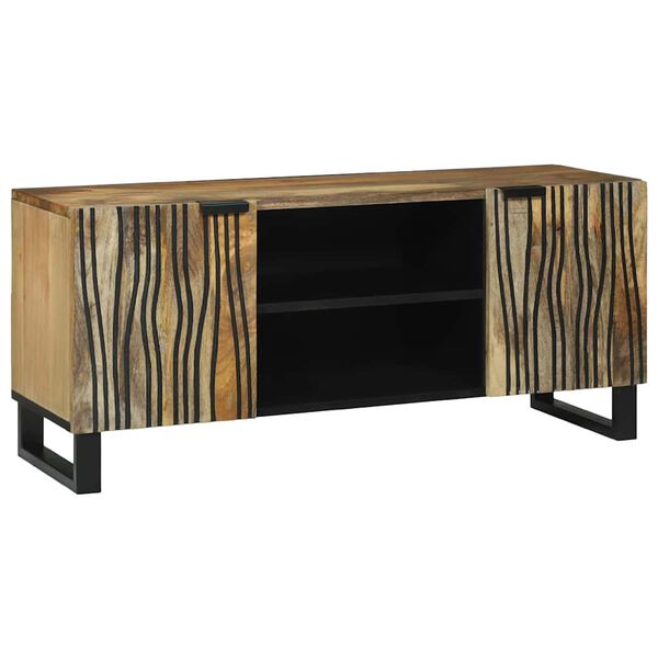 vidaXL TV Eenheden Bruin 105 x 33 x 46 cm Bewerkt hout
