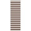 vidaXL Zebra rolgordijn 85x230 cm stofbreedte 80,9 cm polyester bruin