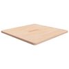 vidaXL Tafelblad vierkant 70x70x2,5 cm onbehandeld massief eikenhout