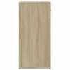 vidaXL Dressoirs 2 st 79x38x80 cm bewerkt hout sonoma eikenkleurig