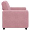 vidaXL Sofastoel Roze 100x77x82 cm Fluweel