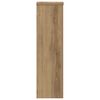 vidaXL Plantenstandaards 2 st 17x17x60 cm hout artisanaal eikenkleurig