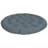vidaXL Papasan Stoel Kussen VIANEN 100% Polyester Blauw &Oslash; 120 x 12 cm