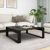 vidaXL Salontafel 100x100x35 cm bewerkt hout zwart
