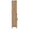 vidaXL Hoge kast Artisan Eiken 69,5 x 34 x 180 cm Bewerkt hout