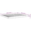 vidaXL Schuimmatras 7 zones hardheid 20 ILD 160x200 cm wit