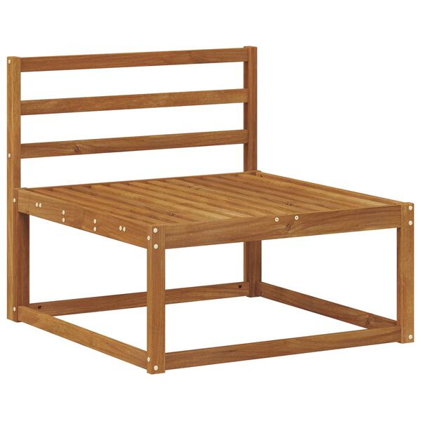 vidaXL Buiten bankenset 3 pcs Naturel Massief Acaciahout