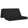 vidaXL Vouwbare Bankbed 160 x 67 x 45 cm Zwart