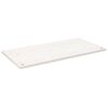vidaXL Bureaublad 110x60x2,5 cm massief grenenhout wit