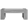 vidaXL Salontafel Grijs Sonoma 110 x 50 x 41 cm Bewerkt hout