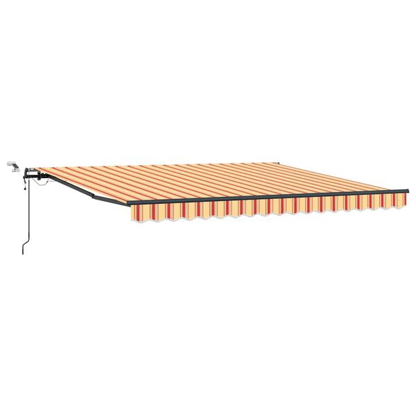 vidaXL Luifeldoek met Geel en Oranje 400 × 300 cm Polyester