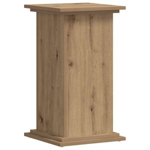 vidaXL Plantenstandaard Eiken 33 x 33 x 60 cm Bewerkt hout
